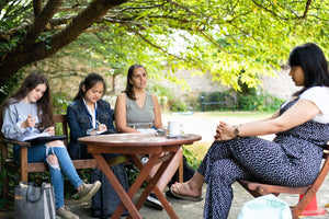 Tutor helps 3 students practice for their Oxford or Cambridge interviews